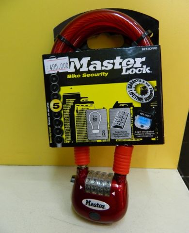  Khóa Dây Cáp Mở Số Master Lock 8213 EURDPRO 