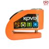 Khóa đĩa xe máy báo động KOVIX KD6 - Màu Cam Neon - MSOFT