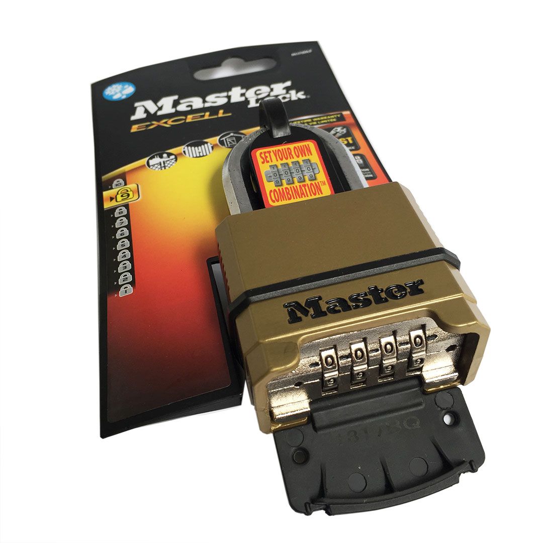 Khóa số Master Lock M175 EURDLF thân bọc đồng rộng 60mm càng dài MSoft