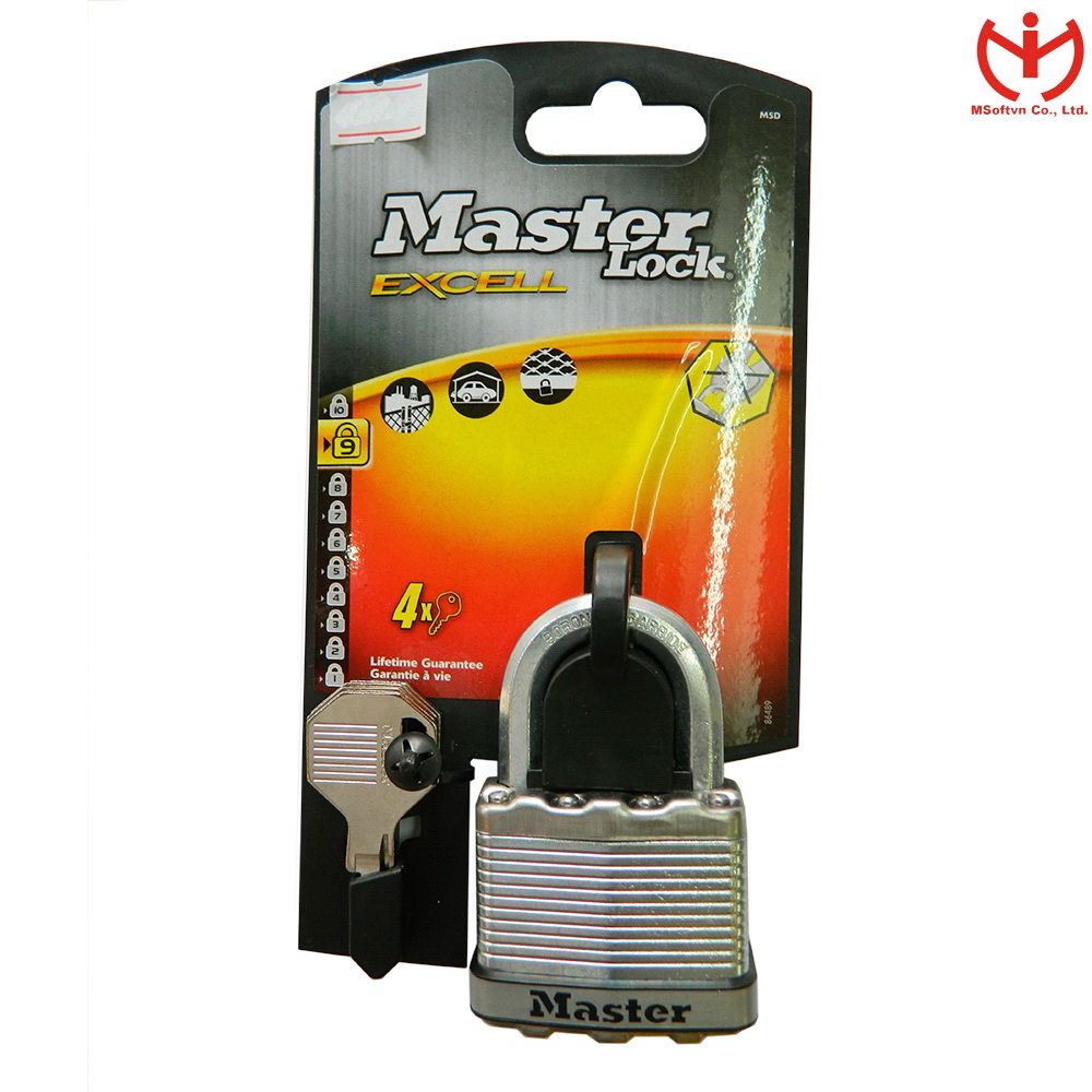 Khóa Chống Cắt Master Lock M5X EURD Thân Rộng 50mm MSoft