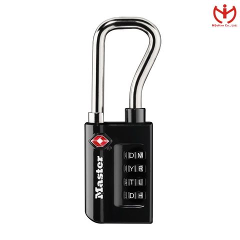  Khóa Vali Master Lock 4696 DWD Thân Rộng 35mm Có Logo TSA Khóa 4 Ký Tự - MSOFT 