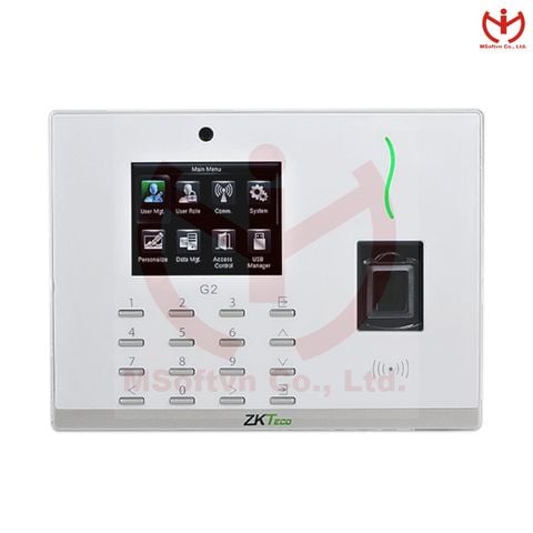  Máy Chấm Công Vân Tay ZKTeco G2 - MSOFT 