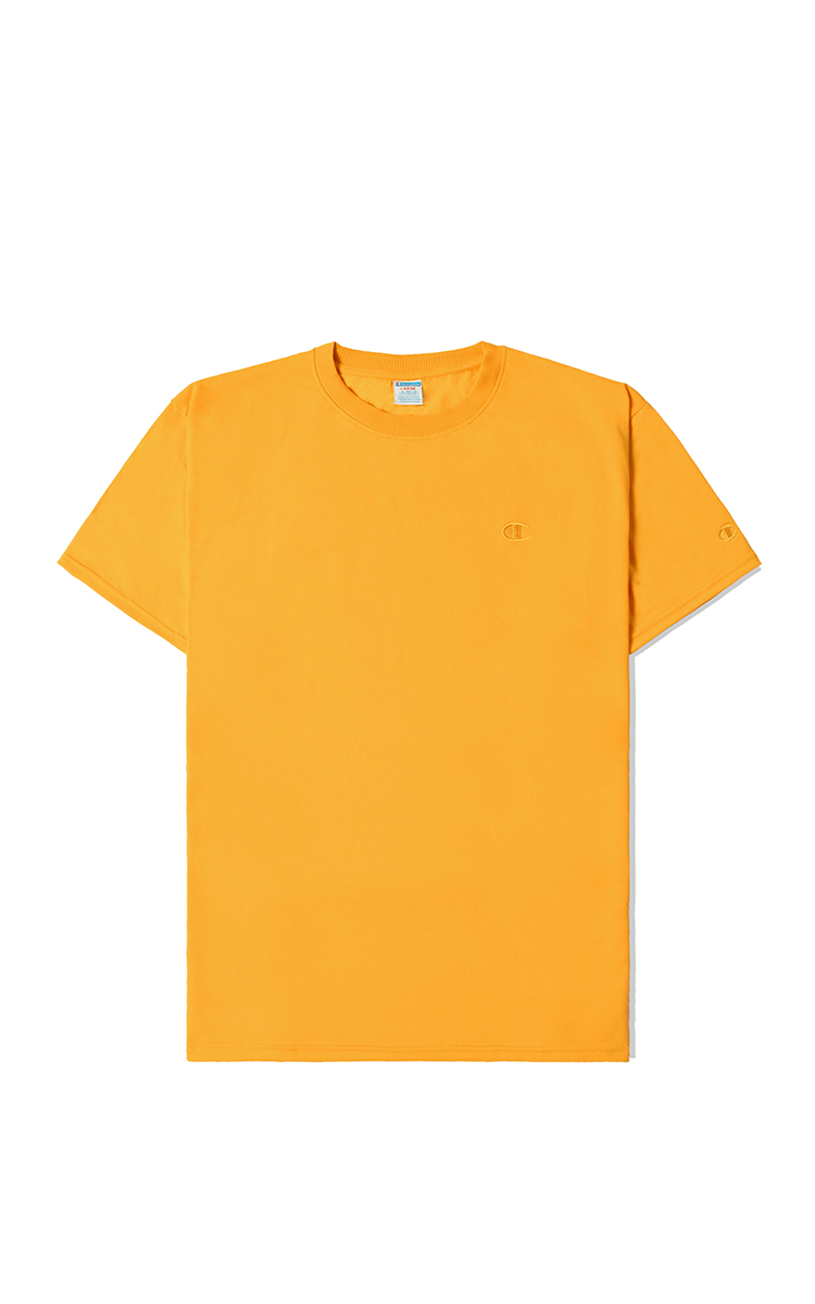 Champion Logo T-Shirt In Yellow – Three Hundred