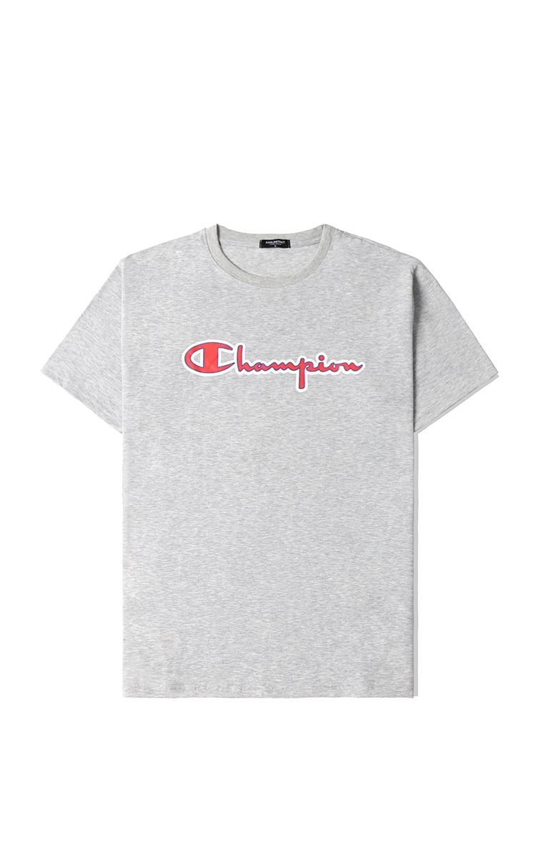 Champion Vintage Logo T-Shirt In Grey