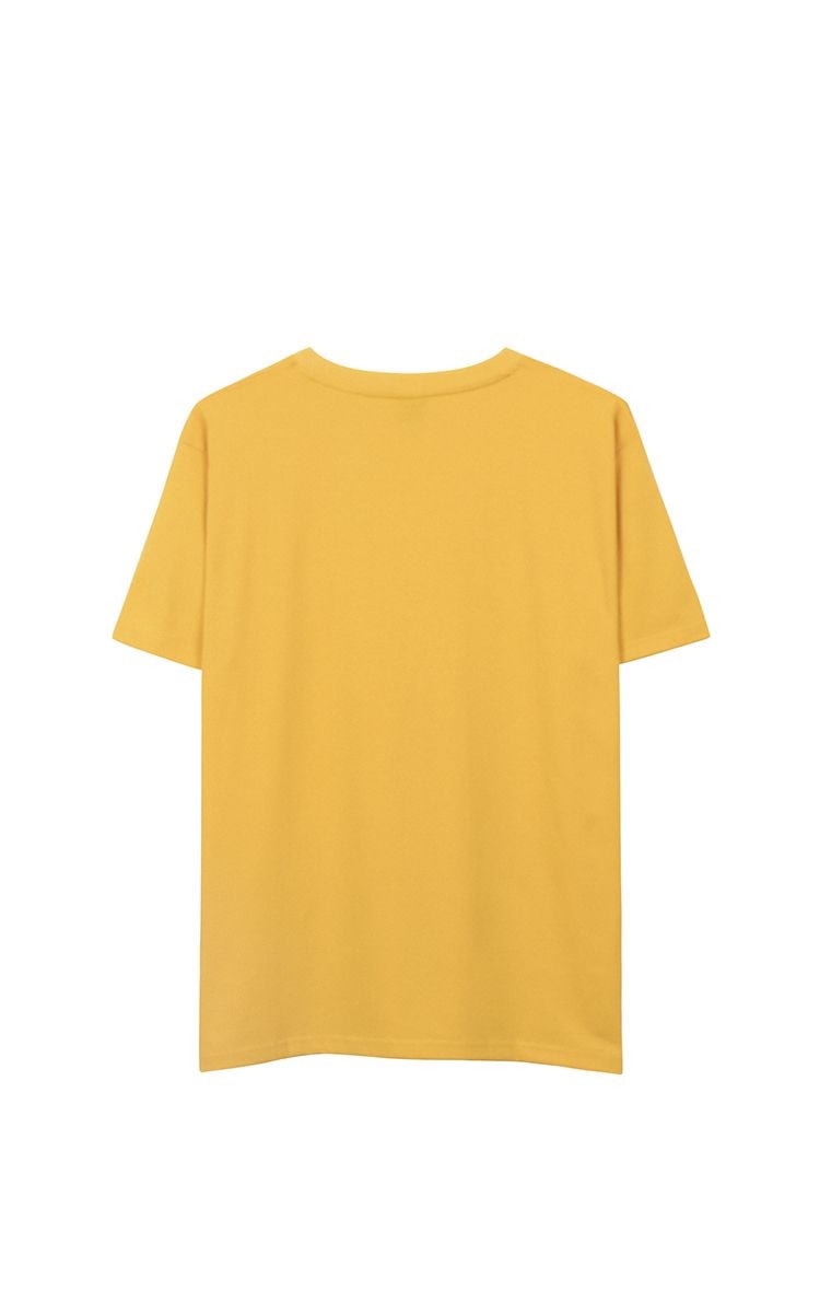 Champion Embroidered Logo T-Shirt In Yellow