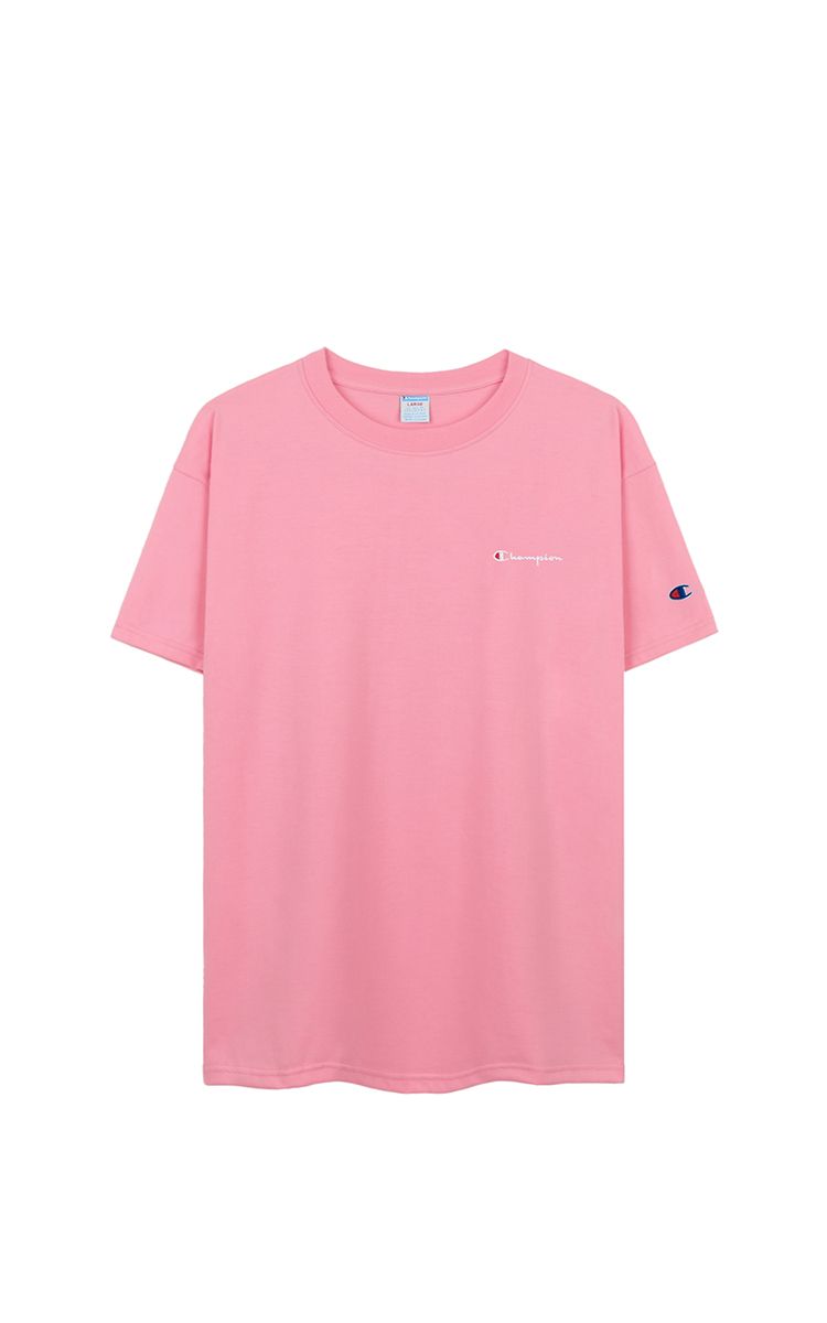 Champion Embroidered Logo T-Shirt In Salmon