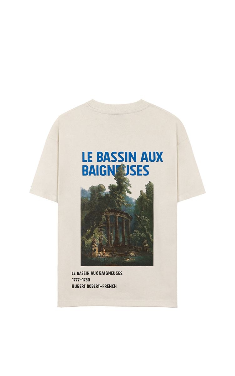 Le Bassin Aux Baigneuses Tee In Tan