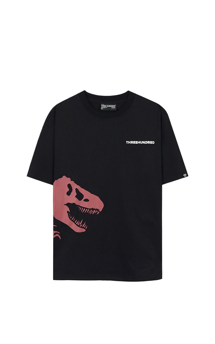 Carnivorous Dinosaur Species Tee In Black