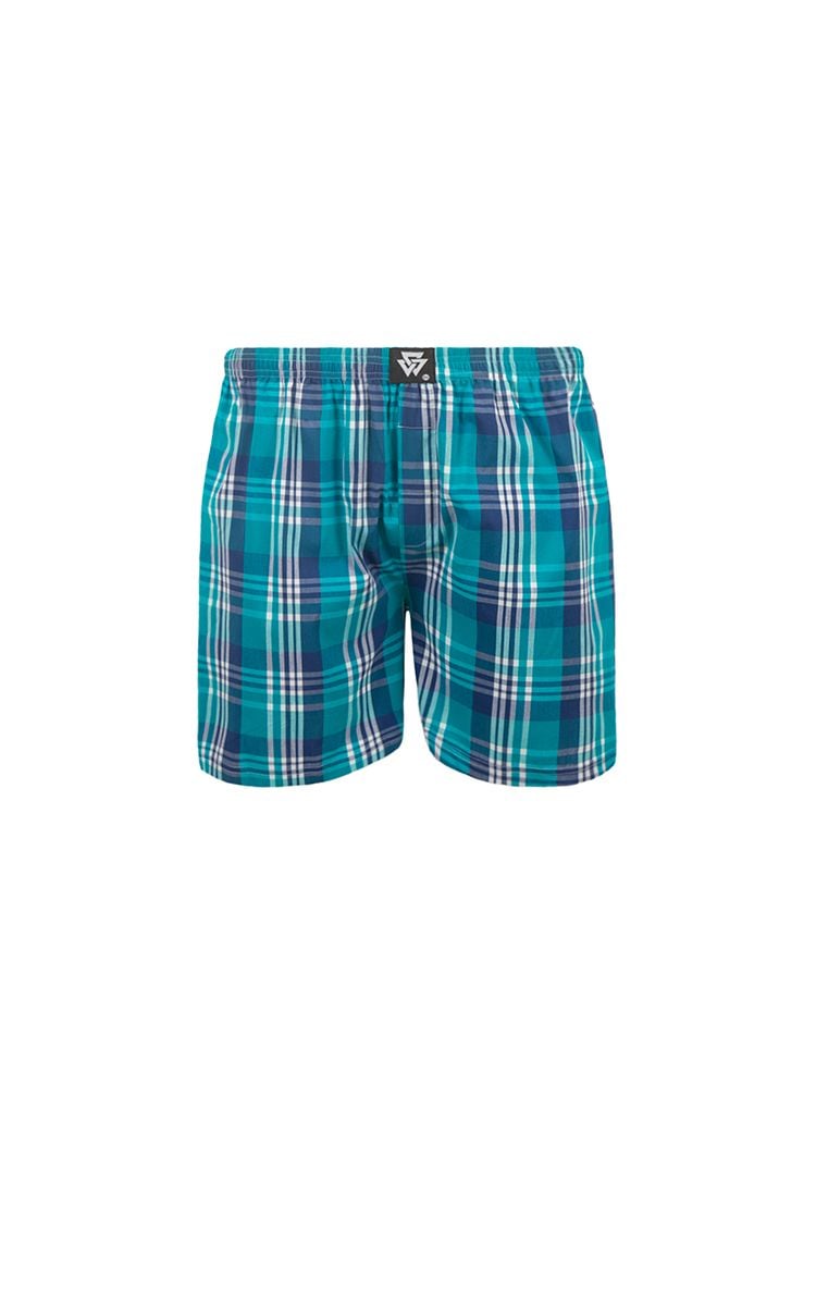 K300 Flannel Boxer In Blue