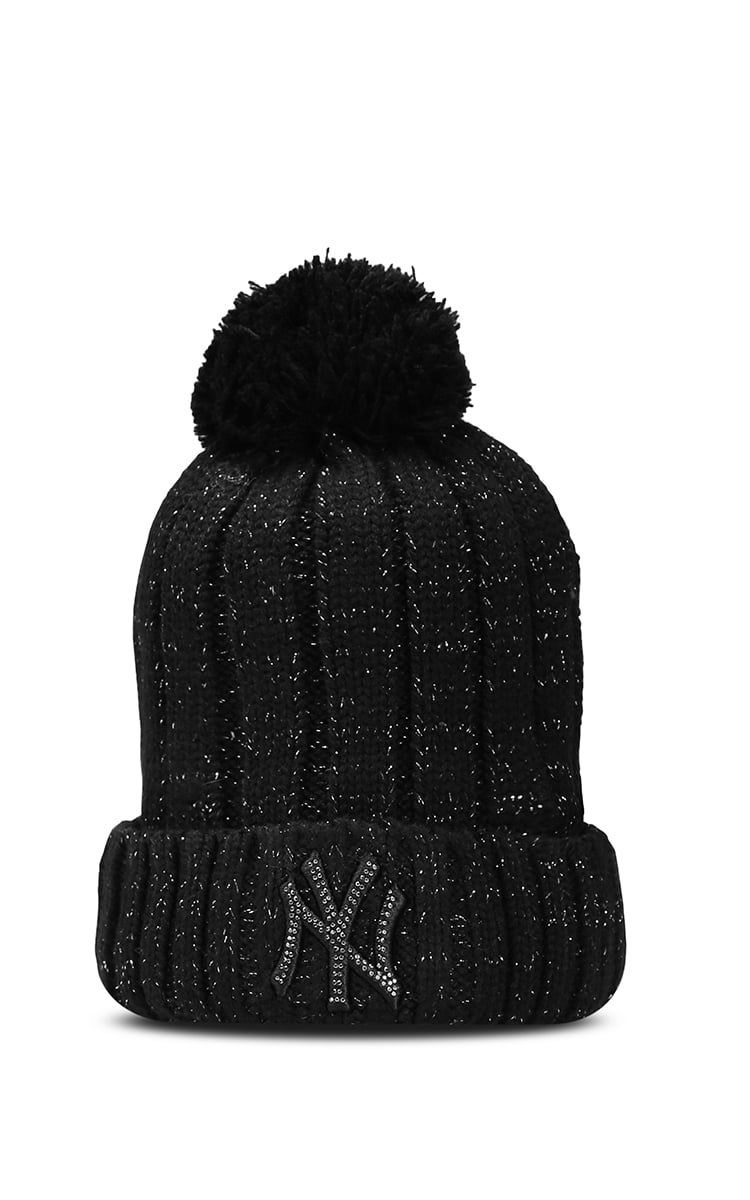 NY Beanies In Black