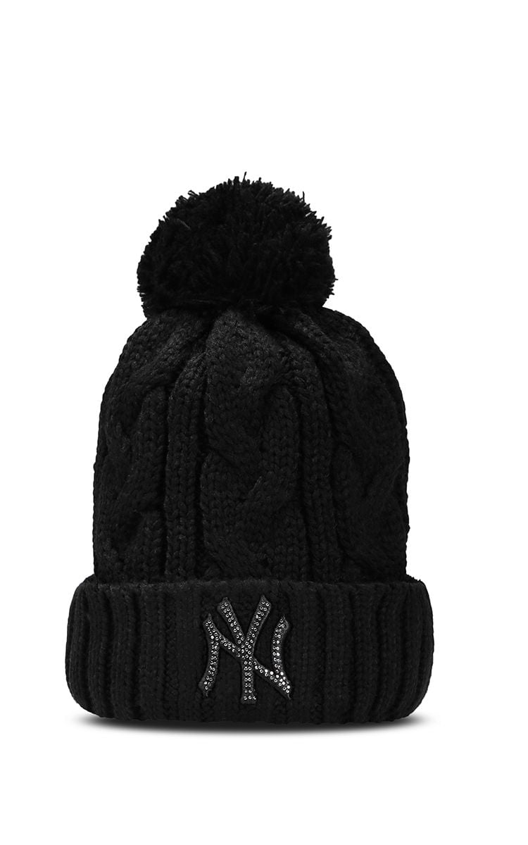 NY Beanies In Black