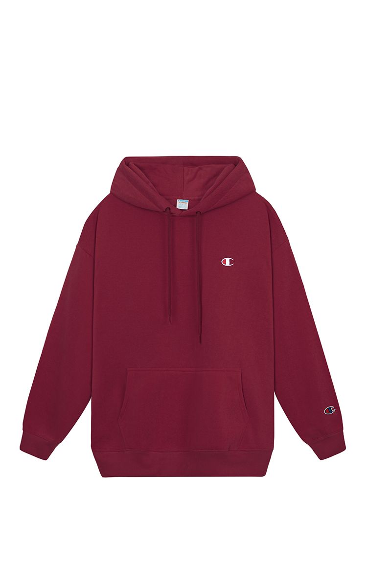 Champion Logo Hoodie In Red