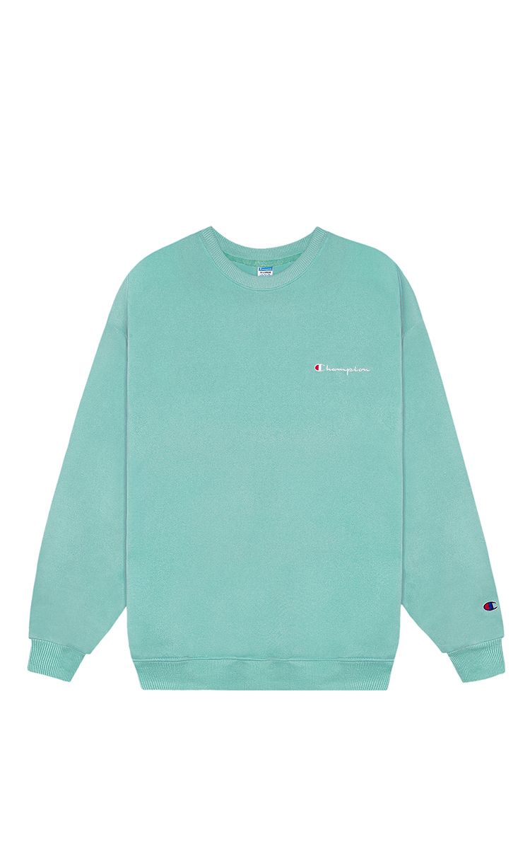 Champion Embroidered Logo Sweater In Green
