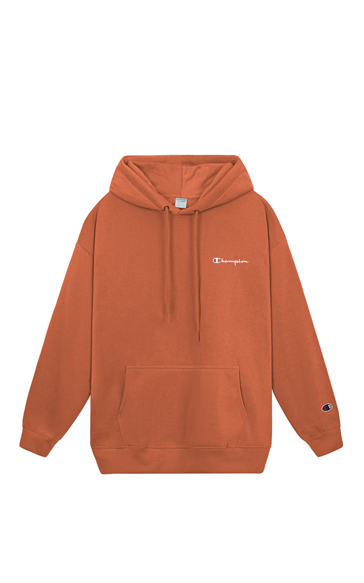 Dark orange store champion hoodie