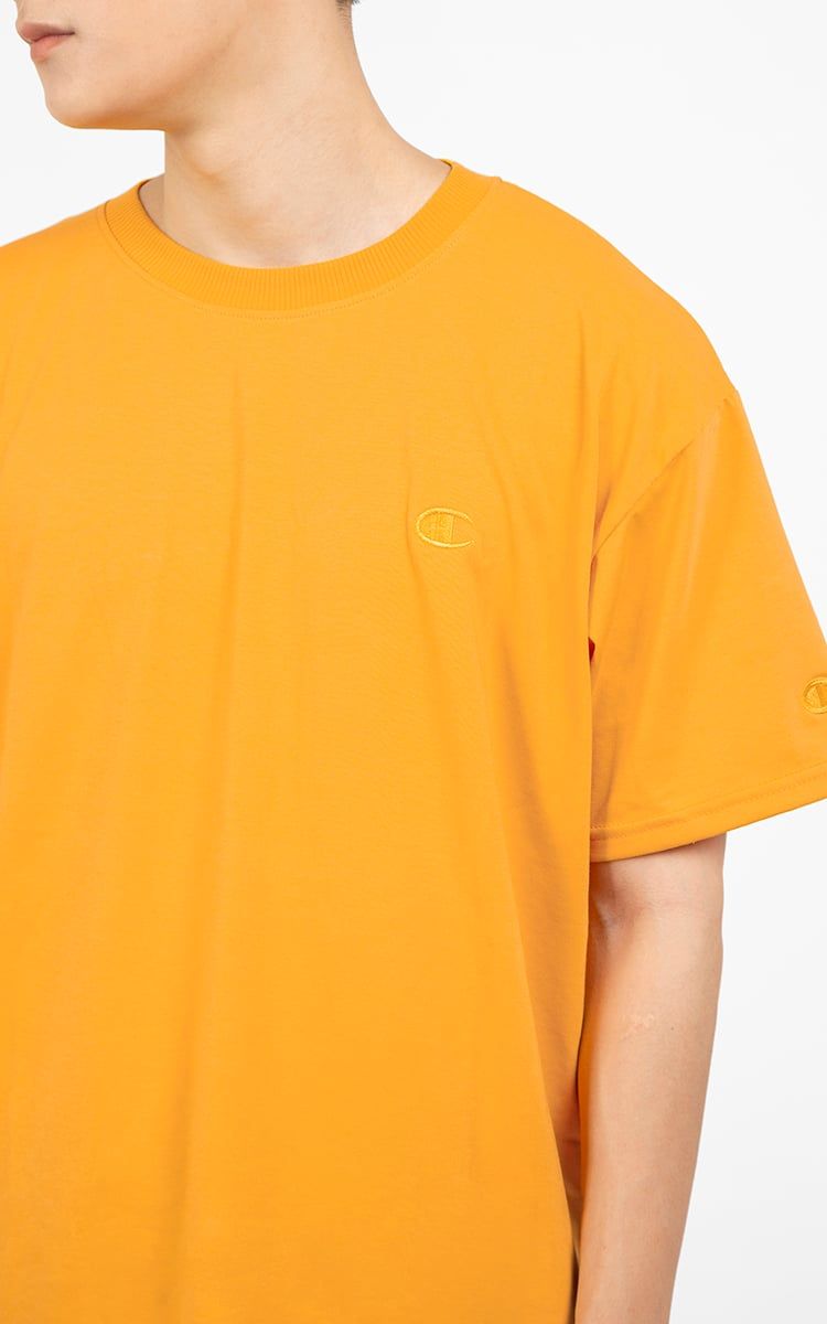 Champion Logo T-Shirt In Yellow – Three Hundred