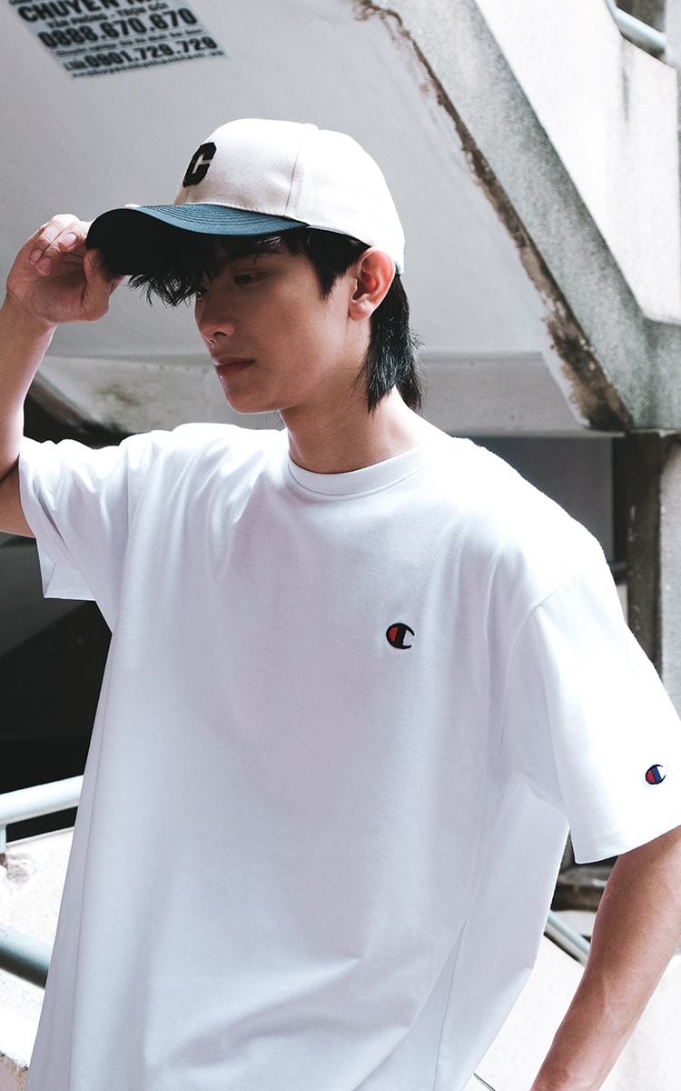 Champion Big Logo T-Shirt In White