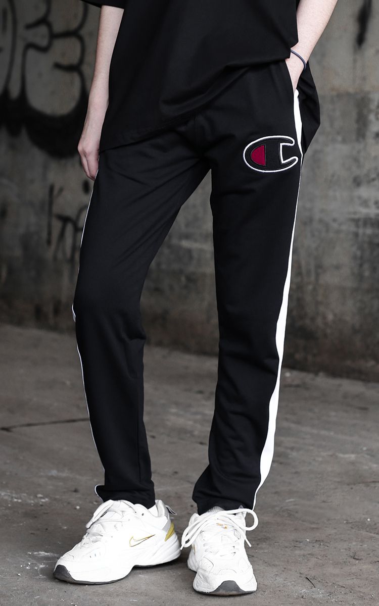 Champion sweatpants side store stripe