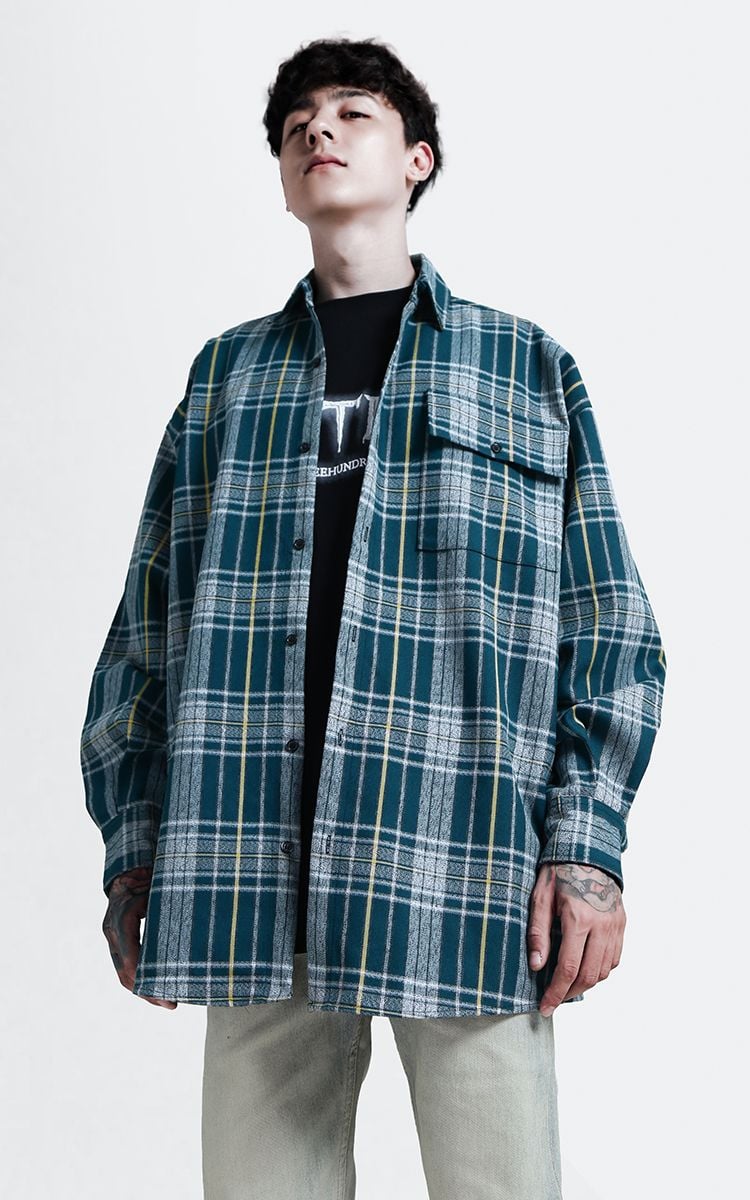 Fearless Flannel Shirt In Blue