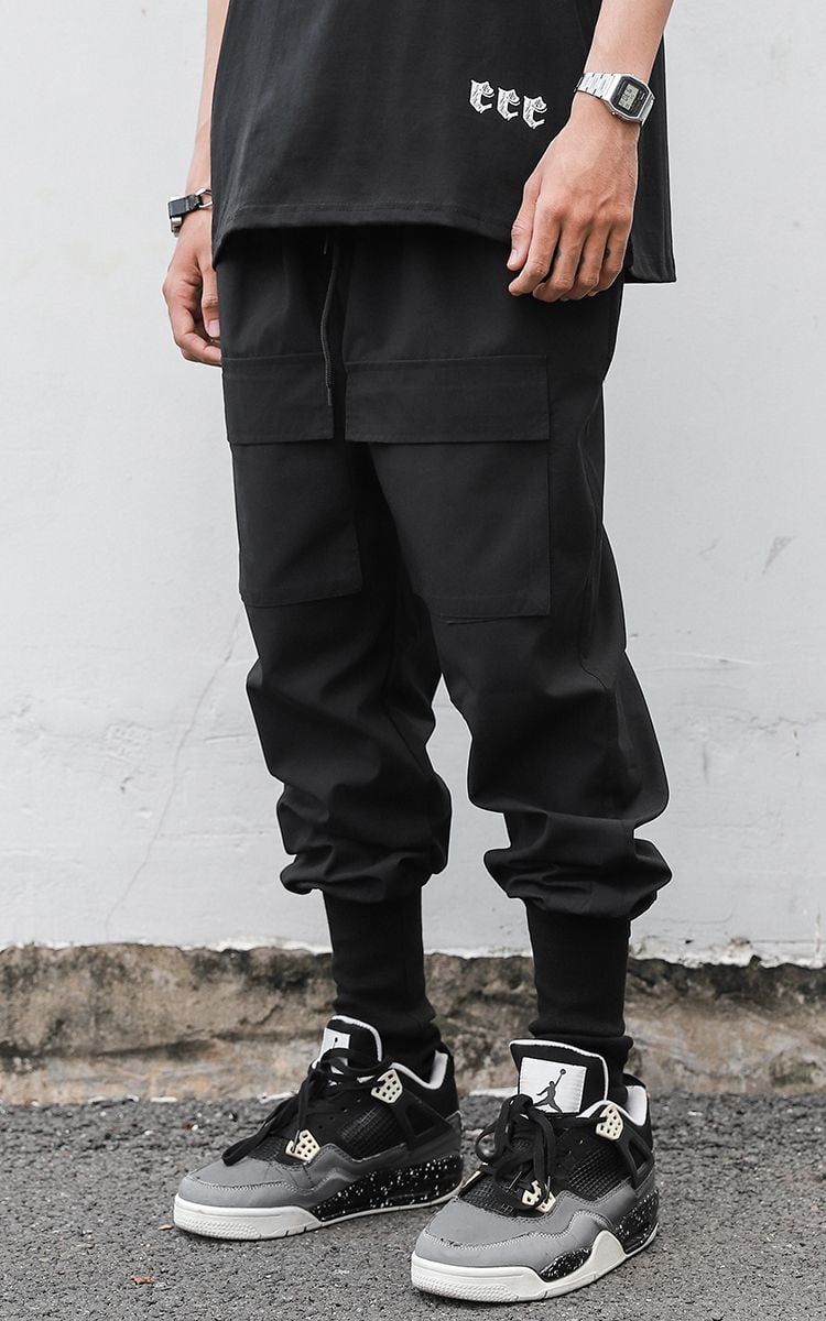 Jogger Pants With Pockets In Black