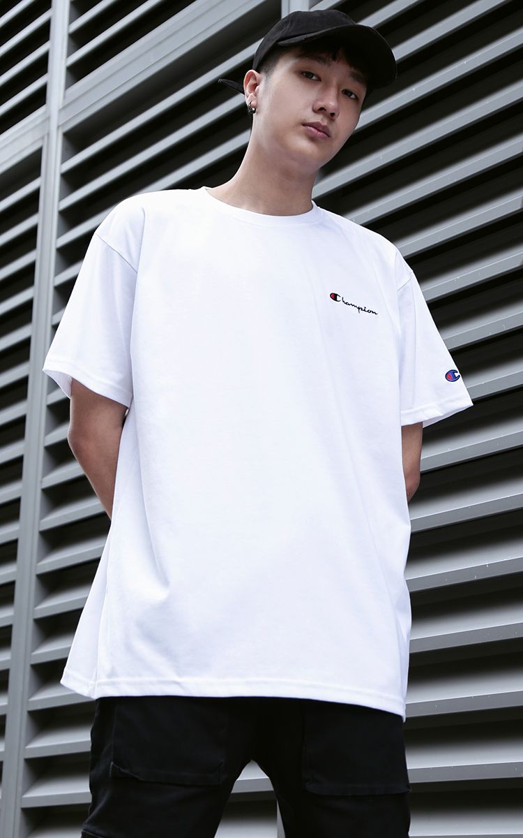 Champion Embroidered Logo T-Shirt In White