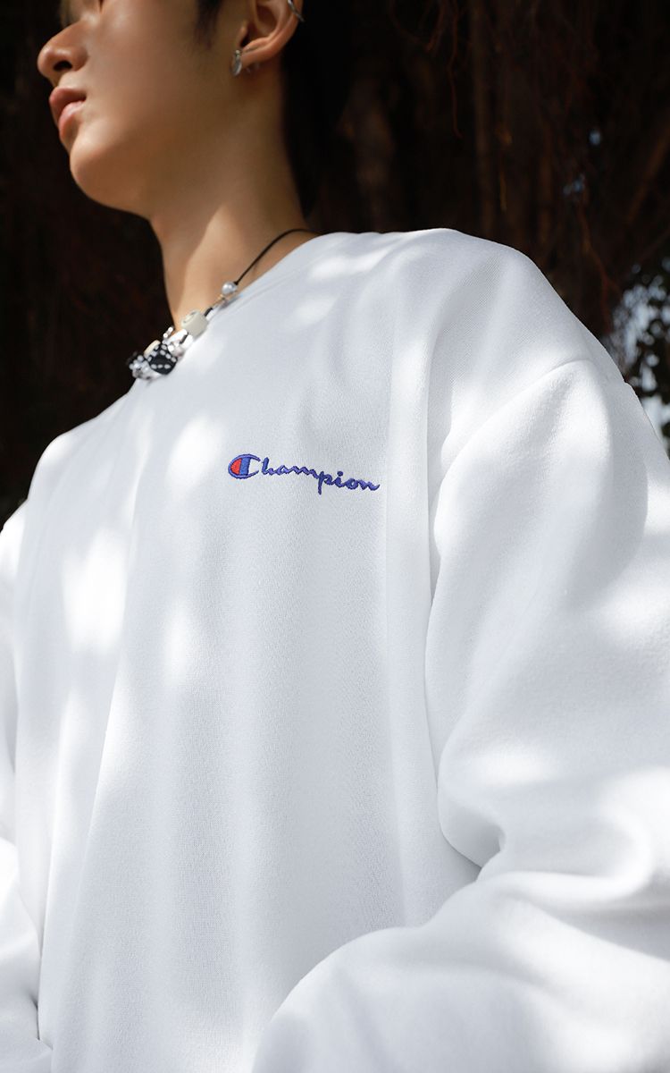 Champion sweater black and white quito outlet