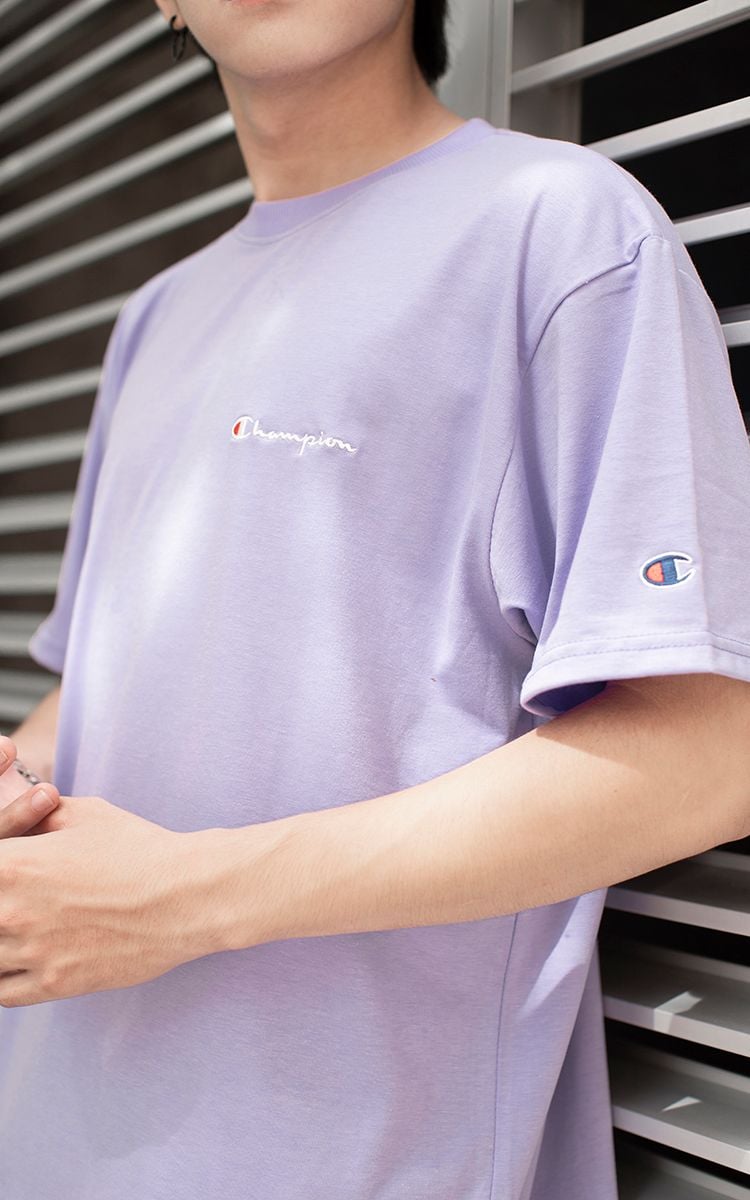 champion tee purple