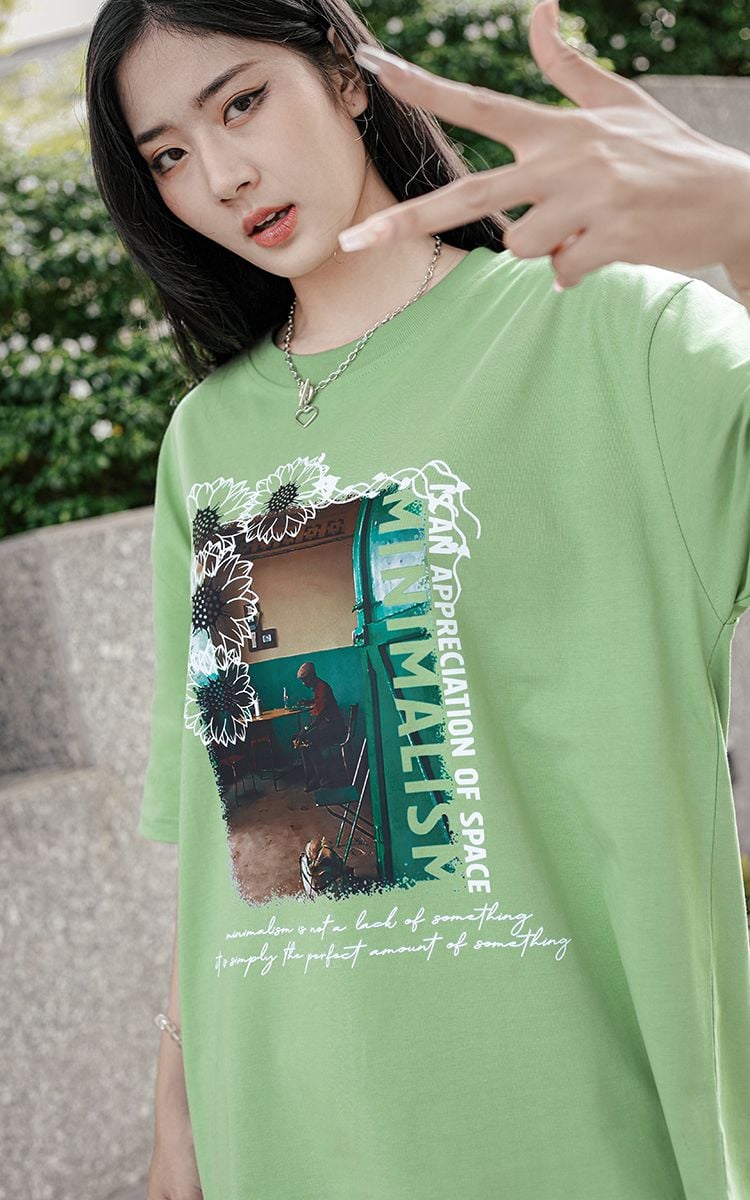 Minimalism Tee In Green