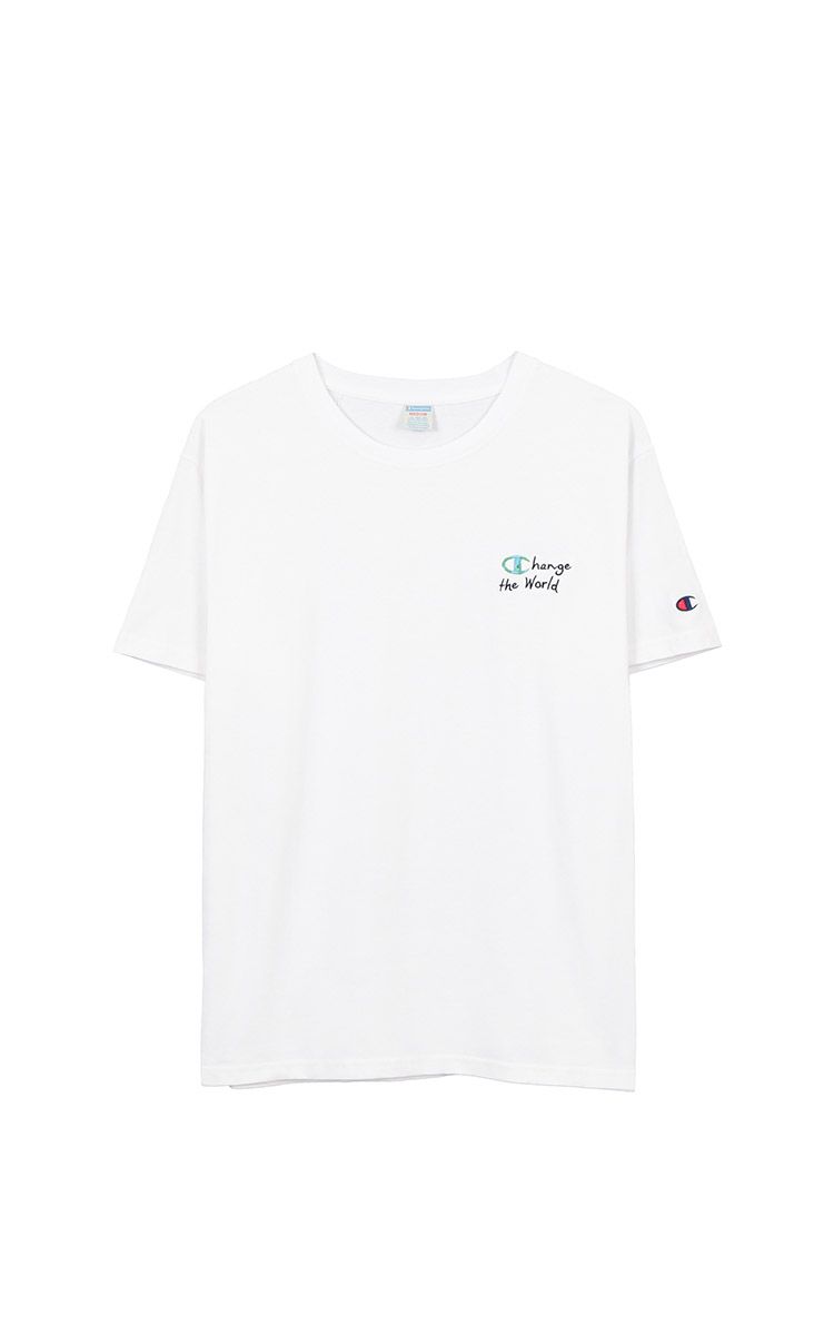 Champion Change The World T-Shirt In White