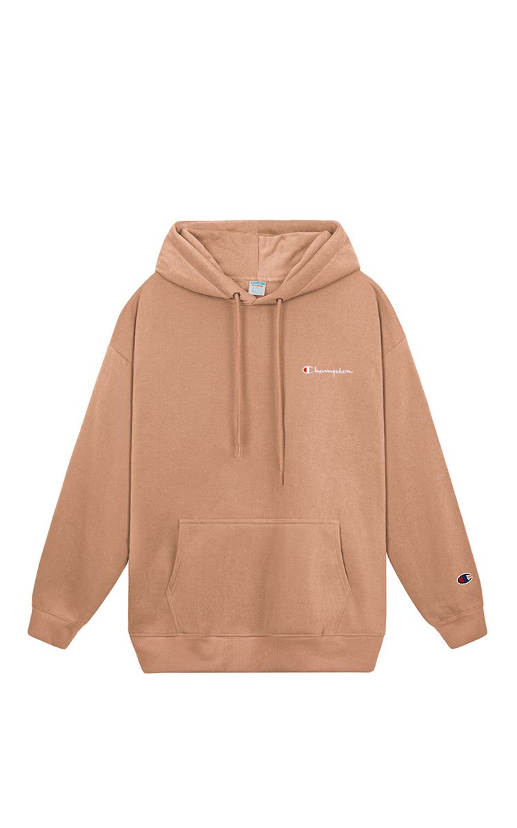 Champion Embroidered Logo Hoodie In Cedar