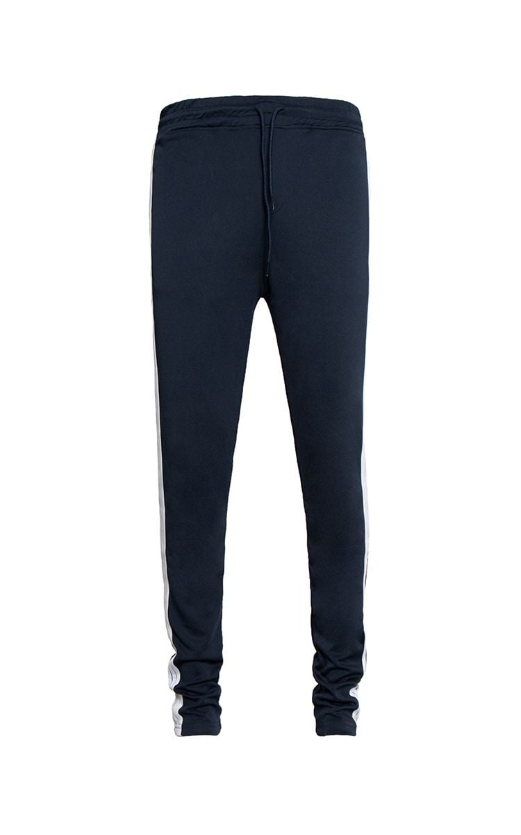 Three Side Stripe Sweatpants In Dark Blue