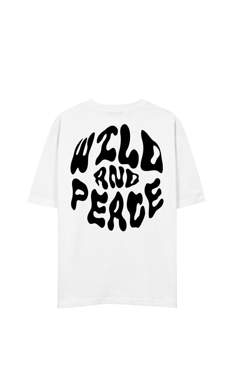 Peace Tee In White