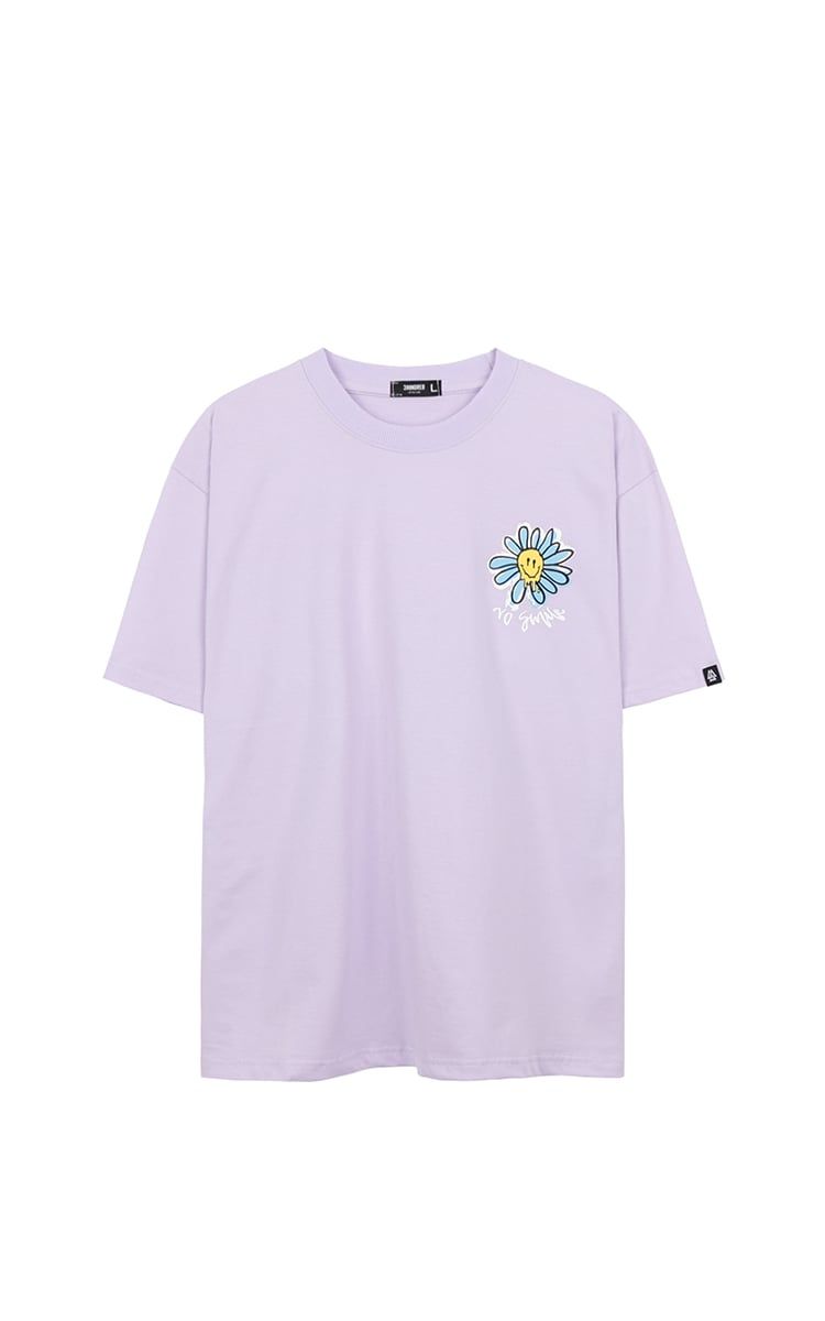 No Smile Tee Purple