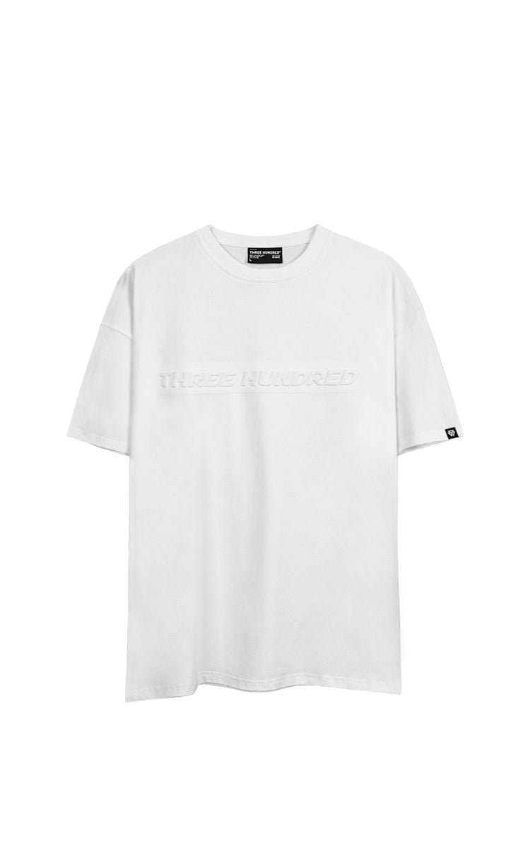 Three Hundred Embossed Big Logo Tee In White