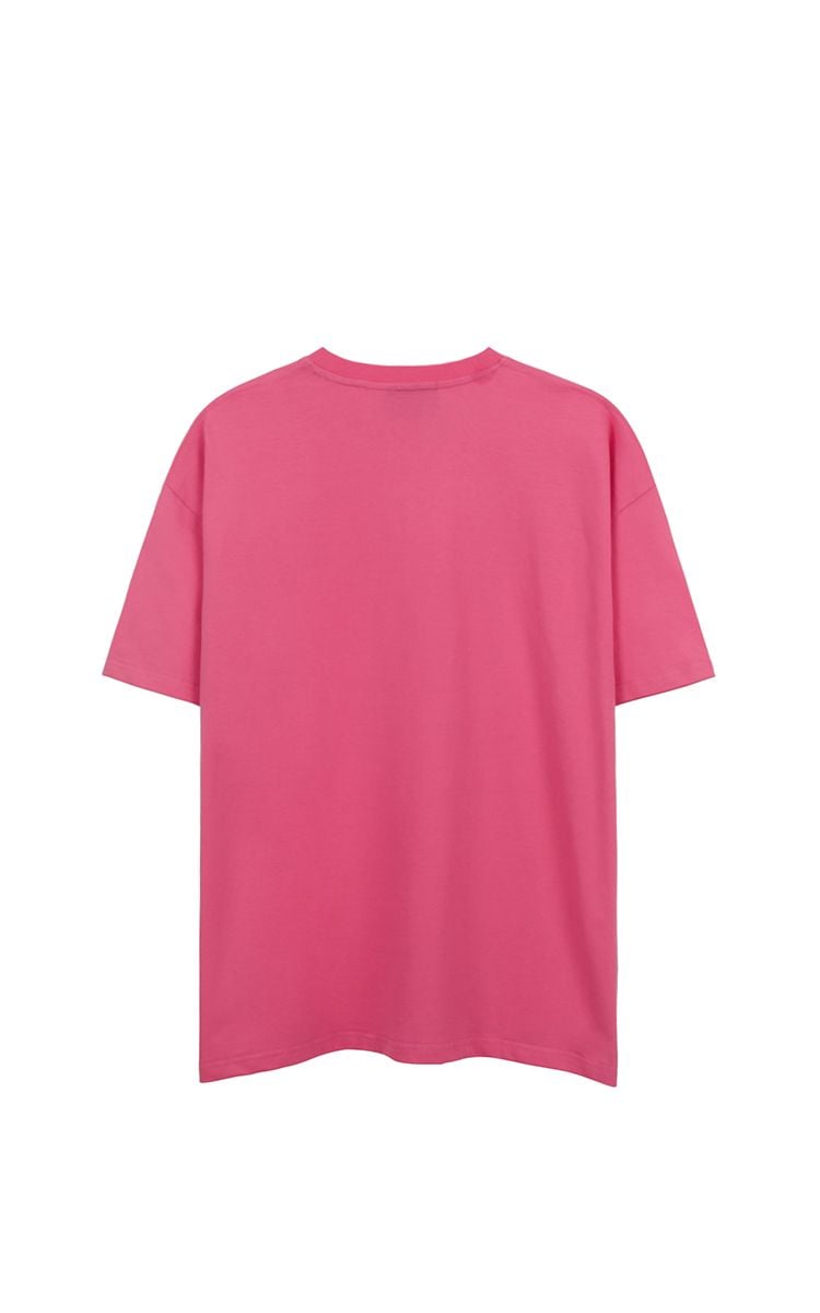 Three Hundred Embossed Big Logo Tee In Pink