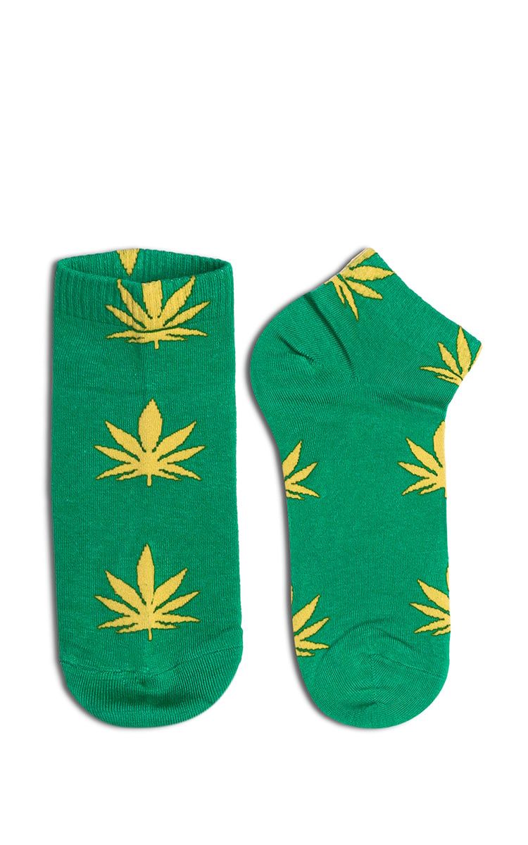 Stay Smokin Shoes Sock In Green