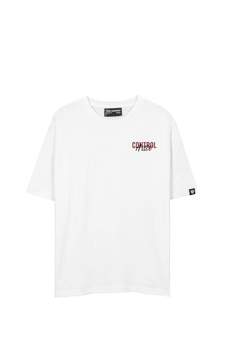Control Tee In White