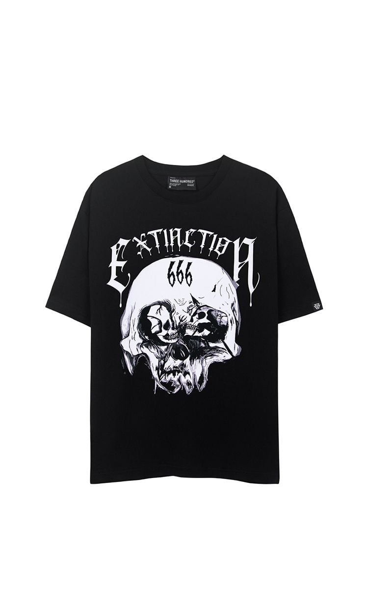 Destroyer Skull Tee In Black