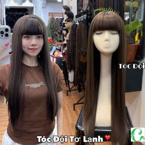 Tóc Đội Thẳng Bấm Chân Tơ Lạnh