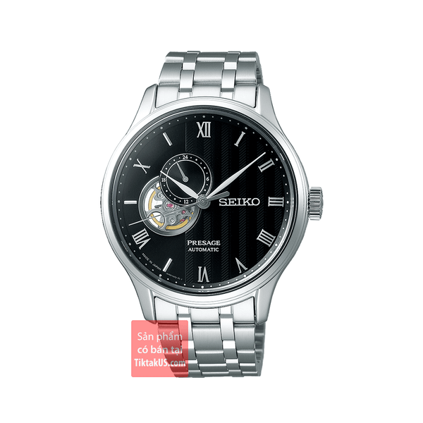 SSA377J1 Đồng hồ nam cao cấp Seiko kính sapphire dây thép Presage Zen Garden 41.5MM kính sapphire  Made in Japan