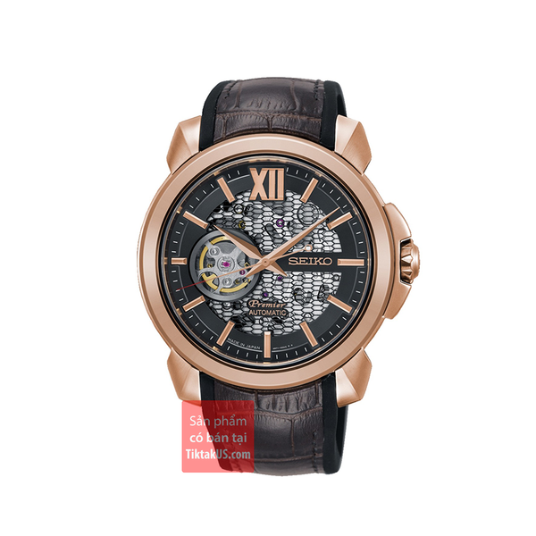 Đồng hồ nam cao cấp Seiko Limited Edition SSA374J1 Premier Automatic Novak Djokovic 43mm 100m