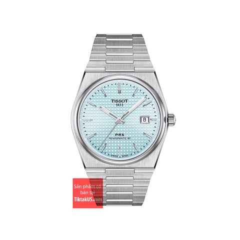 Đồng hồ nam Tissot PRX Powermatic 80 T137.407.11.351.00 Automatic Ice Blue