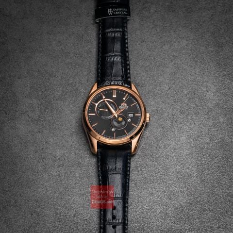Đồng hồ nam Orient Sun and Moon Gen 5 RA-AK0309B30B rose gold automatic kính sapphire size 41.5 mm ( RA-AK0309B10B )