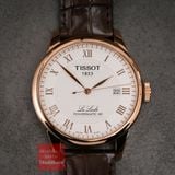 Đồng hồ đeo tay nam Tissot Le Locle dây da T006.407.36.033.00 ( Rose Gold) (T0064073603300)