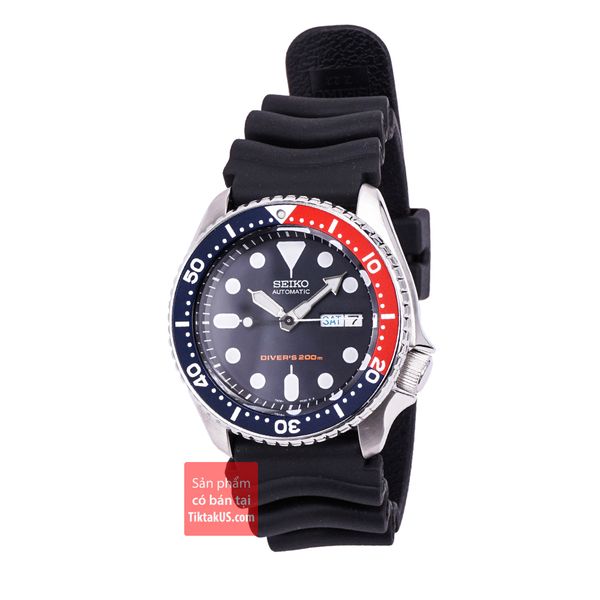 Đồng hồ nam Automatic Seiko SKX009KC dây cao su. - Tiktakus