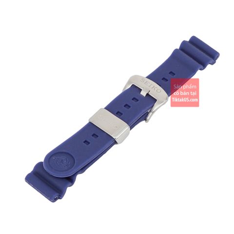 Dây đồng hồ cao su Seiko diver SKX007 22mm Xanh dương