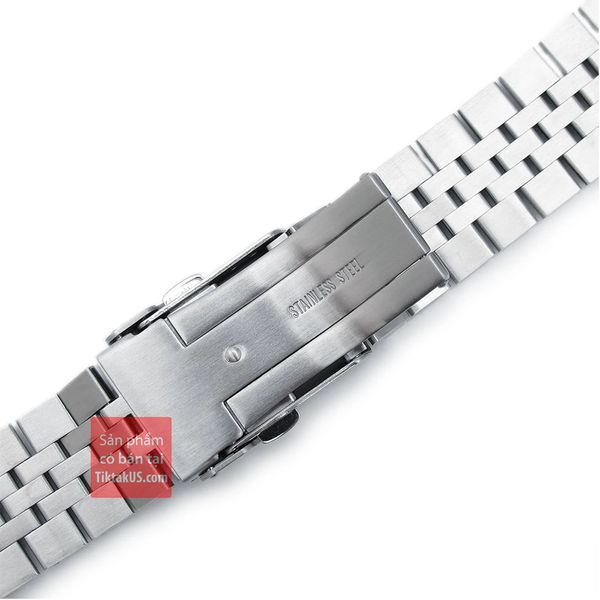 22mm Super-J Louis JUB 316L Stainless Steel Watch Band for SKX007 - Tiktakus