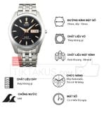 Đồng hồ nam dây thép Orient 3 sao RA-AB0032B19B