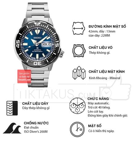 Đồng hồ nam Automatic Seiko Prospex Monster SRPD25K1