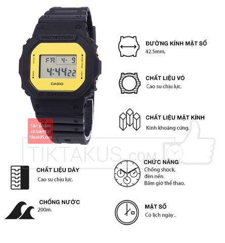 Đồng hồ CasioG-shock chính hãng DW5600BBMB-1er