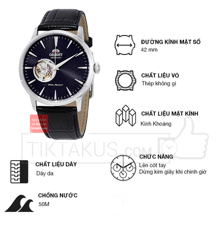 Đồng hồ nam dây da Orient Esteem Gen 2 TAG02004B0 ( FAG02004B0 )